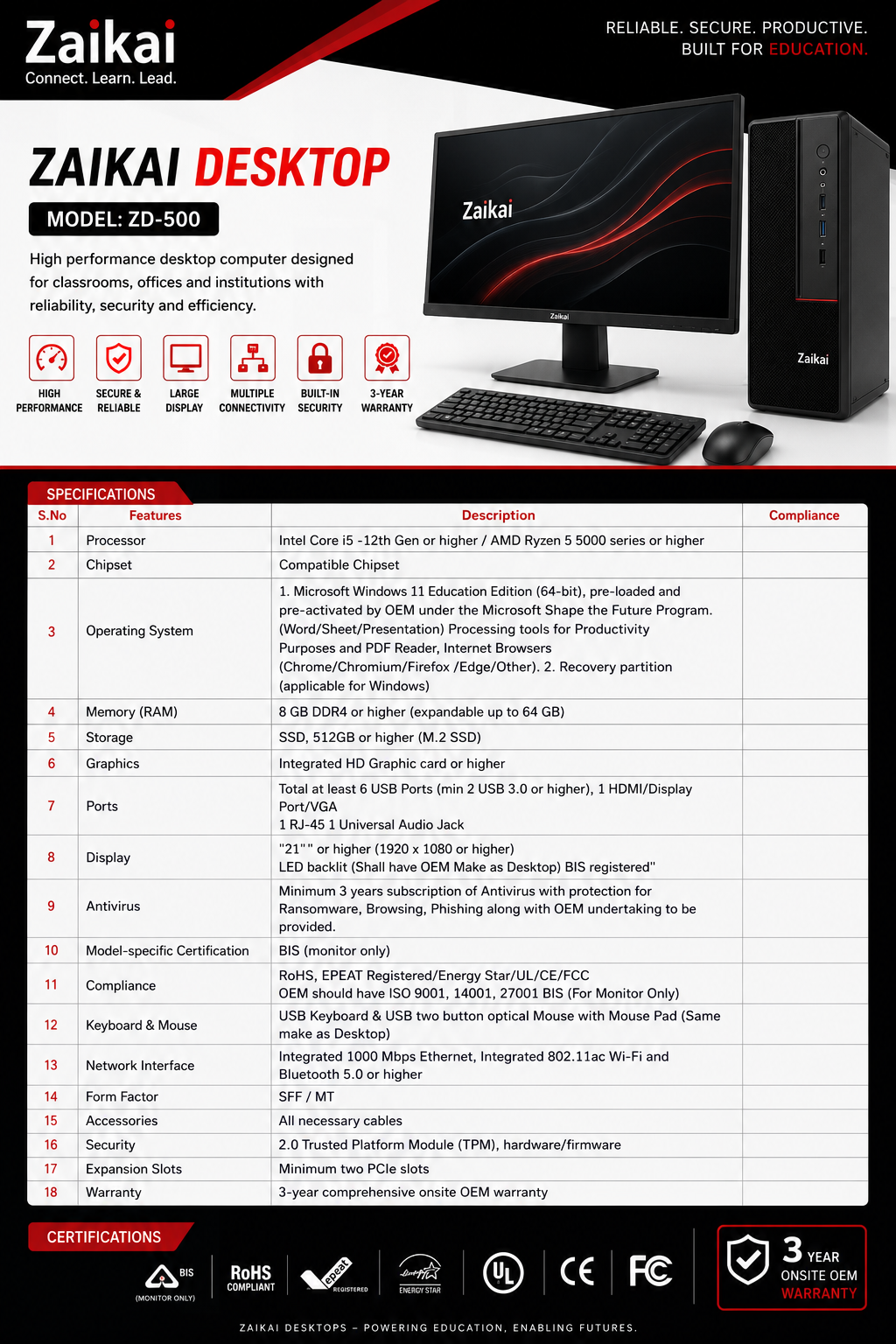 ZD-500 Desktop PC