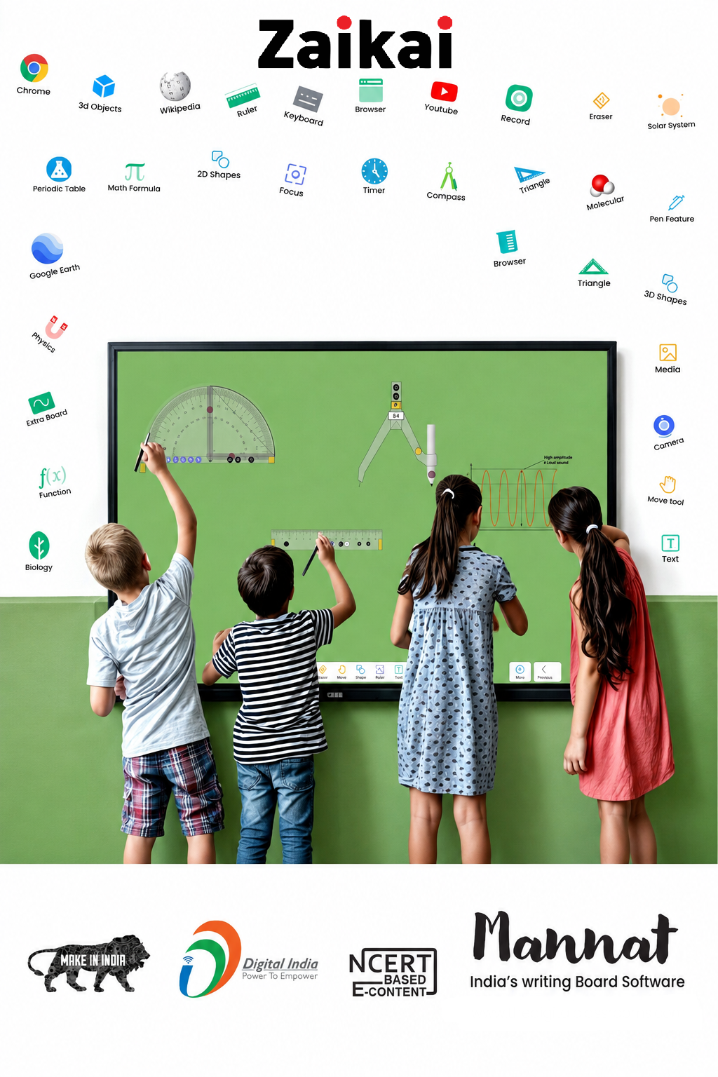 Zaikai Writing Board Software Brochure